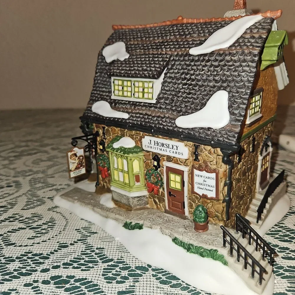 Department 56 Lighted Festive Christmas Card Shop